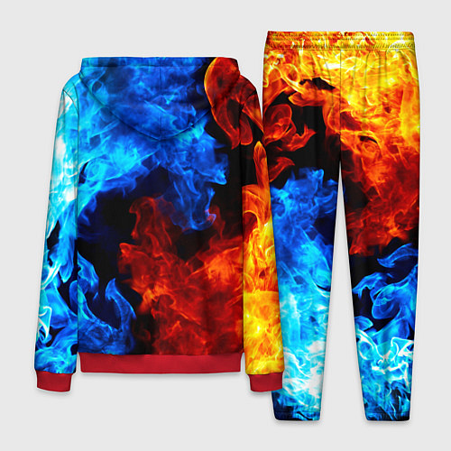 Мужской костюм L letter fire / 3D-Красный – фото 2