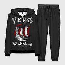 Костюм мужской Vikings Valhalla, цвет: 3D-черный