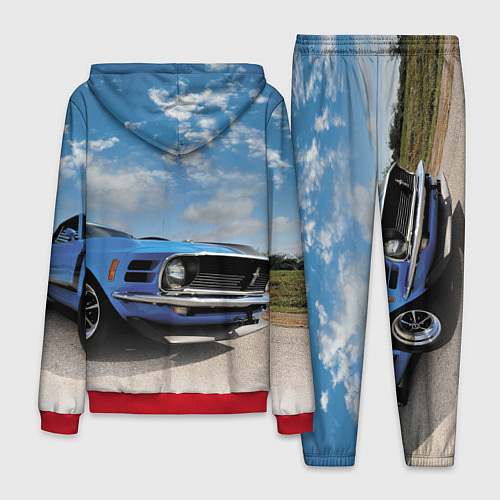 Мужской костюм Mustang / 3D-Красный – фото 2