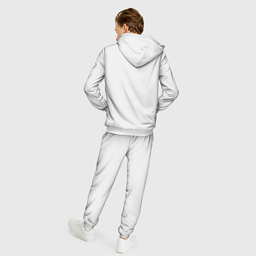 Мужской костюм Искусство / 3D-Белый – фото 4