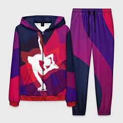 Костюм мужской Фигурное катание, цвет: 3D-красный