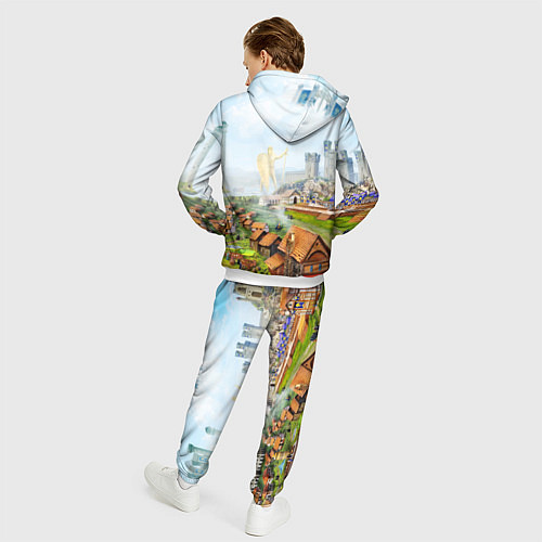 Мужской костюм ГЕРОИ МЕЧА И МАГИИ / 3D-Белый – фото 4