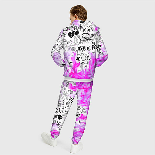 Мужской костюм LIL PEEP / 3D-Белый – фото 4