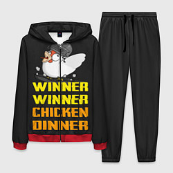 Костюм мужской Winner Chicken Dinner, цвет: 3D-красный