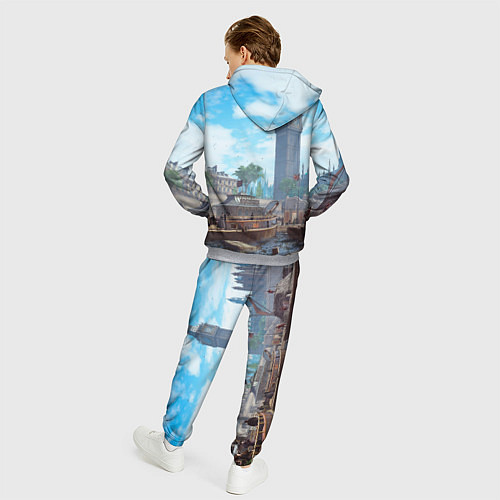 Мужской костюм Assasin's creed / 3D-Меланж – фото 4