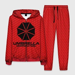 Костюм мужской Umbrella Corporation, цвет: 3D-красный