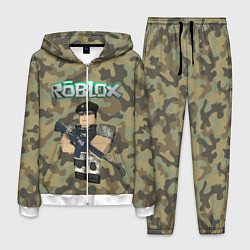 Костюм мужской Roblox 23 February Camouflage, цвет: 3D-белый