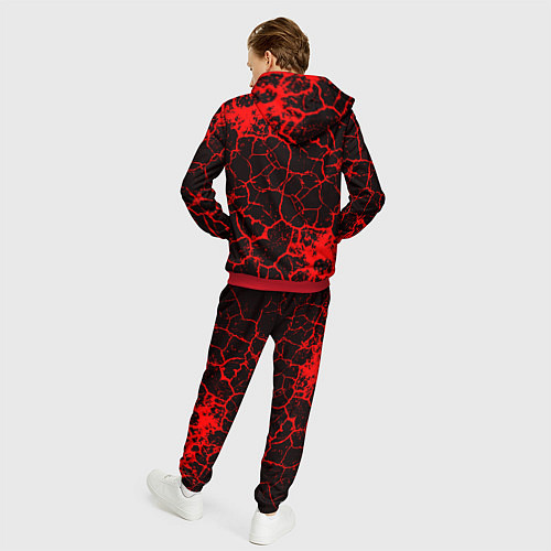 Мужской костюм Pyrokinesis / 3D-Красный – фото 4
