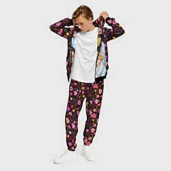 Костюм мужской I Love BTS, цвет: 3D-черный — фото 2