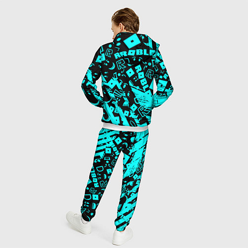 Мужской костюм Roblox / 3D-Белый – фото 4