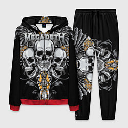 Костюм мужской Megadeth, цвет: 3D-красный