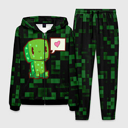 Костюм мужской Minecraft Creeper, цвет: 3D-черный