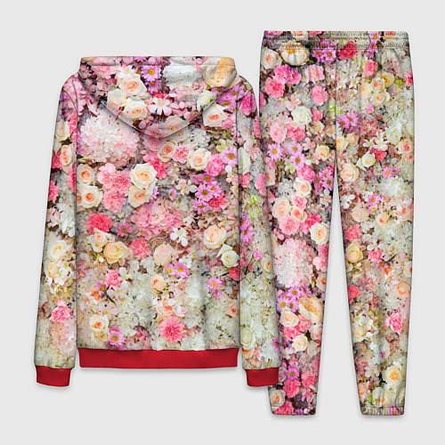 Мужской костюм Цветочное поле / 3D-Красный – фото 2