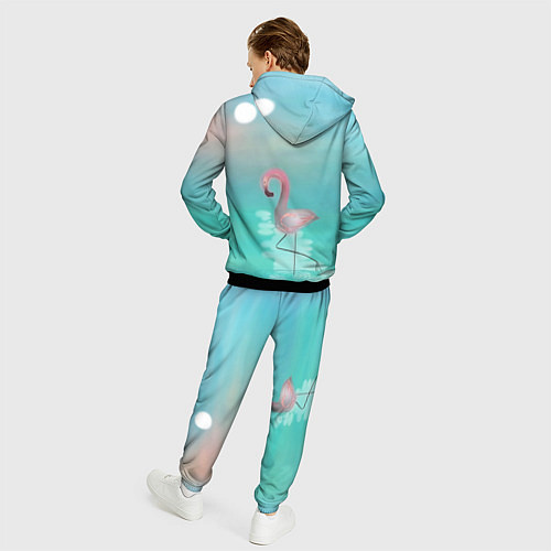 Мужской костюм Фламинго / 3D-Черный – фото 4