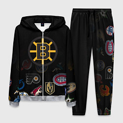 Костюм мужской NHL Boston Bruins Z, цвет: 3D-меланж