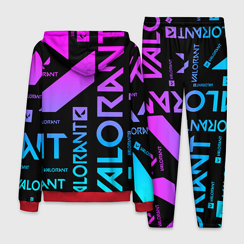Мужской костюм Valorant / 3D-Красный – фото 2