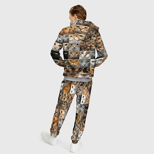 Мужской костюм КОТОПАТТЕРН / 3D-Меланж – фото 4