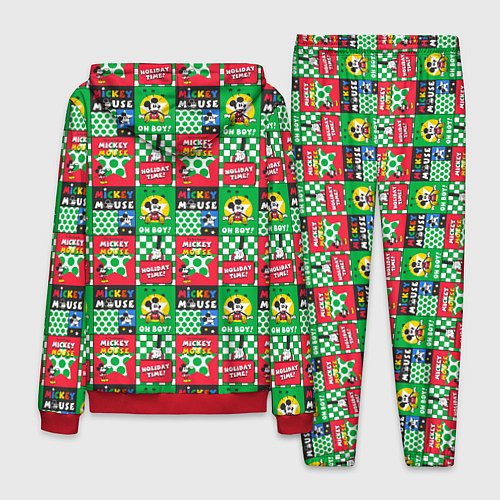 Мужской костюм Микки Маус / 3D-Красный – фото 2