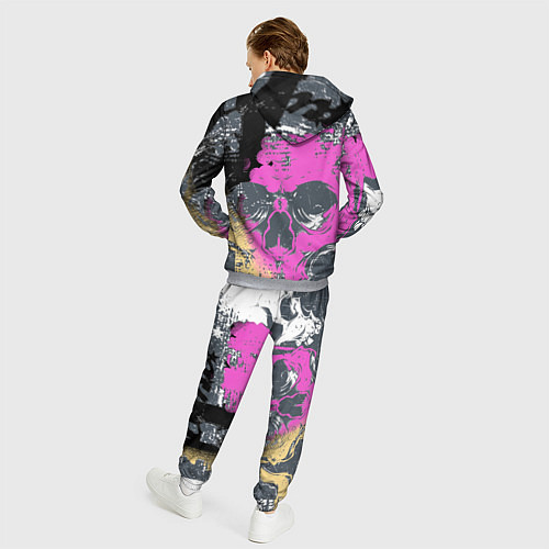 Мужской костюм Череп / 3D-Меланж – фото 4