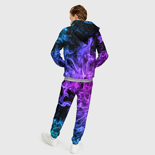 Мужской костюм ОГОНЬ НЕОН / 3D-Меланж – фото 4