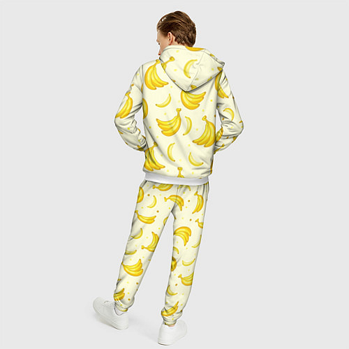 Мужской костюм Банана / 3D-Белый – фото 4