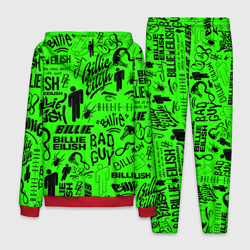 Мужской костюм BILLIE EILISH БИЛЛИ АЙЛИШ / 3D-Красный – фото 2