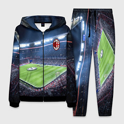 Костюм мужской FC MILAN, цвет: 3D-черный