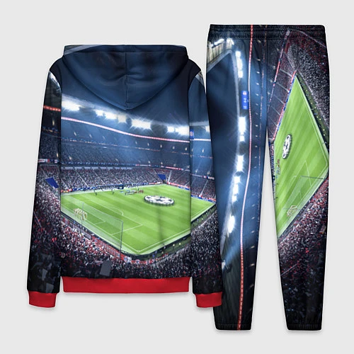 Мужской костюм FC MILAN / 3D-Красный – фото 2