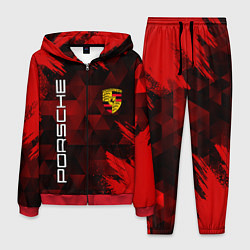 Костюм мужской PORSCHE, цвет: 3D-красный