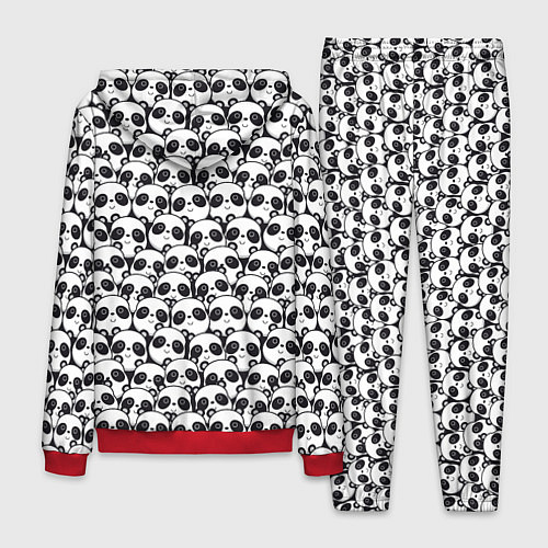 Мужской костюм ПАНДЫ / 3D-Красный – фото 2