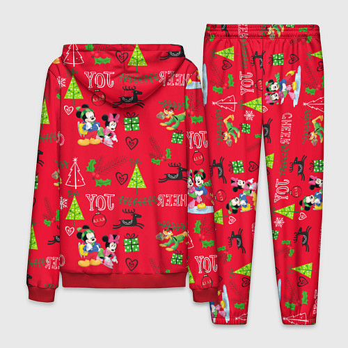 Мужской костюм Mickey & Minnie pattern / 3D-Красный – фото 2