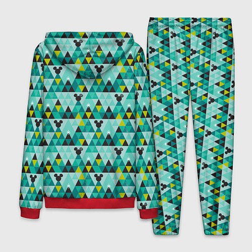 Мужской костюм Mickey pattern / 3D-Красный – фото 2