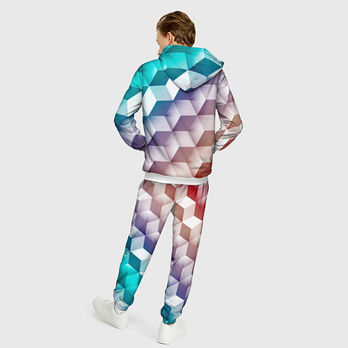 Мужской костюм Minecraft / 3D-Белый – фото 4