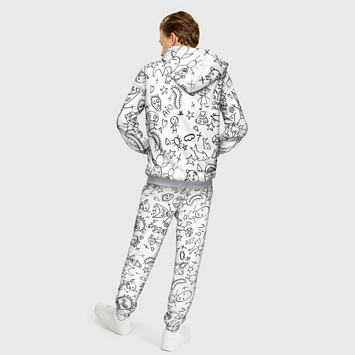 Мужской костюм DIE ANTWOORD / 3D-Меланж – фото 4