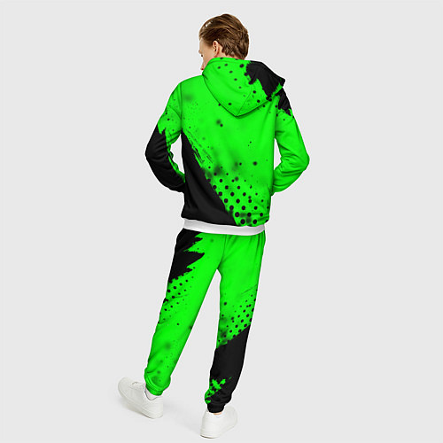 Мужской костюм AMONG US - BRAWL STARS LEON / 3D-Белый – фото 4