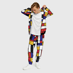 Костюм мужской Color blocking, цвет: 3D-черный — фото 2