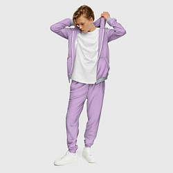 Костюм мужской Глициниевый цвет без рисунка, цвет: 3D-меланж — фото 2