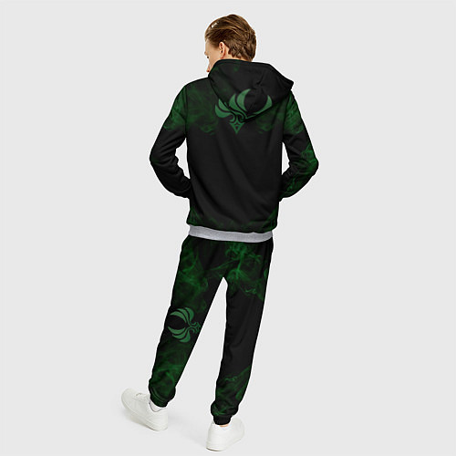 Мужской костюм Genshin Impact - Xiao / 3D-Меланж – фото 4