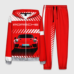 Мужской костюм PORSCHE ПОРШЕ RED STYLE