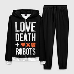 Костюм мужской Love Death Robots, цвет: 3D-белый