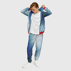 Костюм мужской Текстура Оттенки льда, цвет: 3D-красный — фото 2