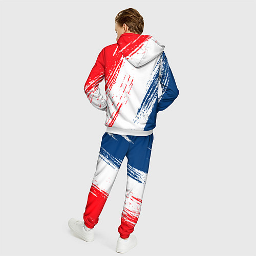 Мужской костюм ФК ПСЖ FC PSG PARIS SG / 3D-Белый – фото 4