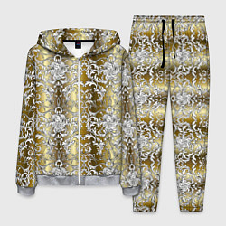 Мужской костюм Versace gold & white