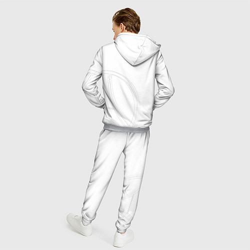 Мужской костюм PSG Core Big Logo White New 202223 / 3D-Меланж – фото 4