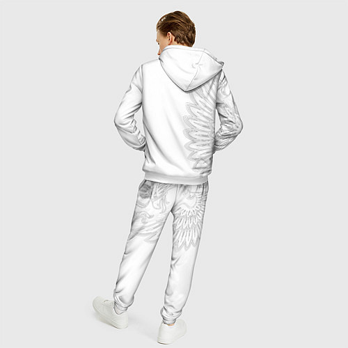 Мужской костюм Russia MSKSide - Colorless / 3D-Белый – фото 4