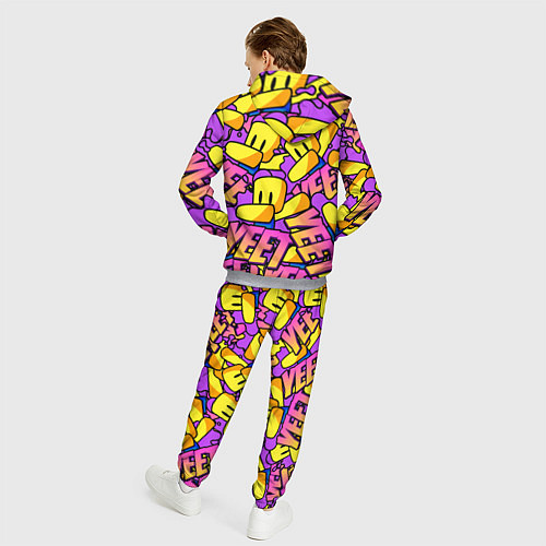 Мужской костюм ROBLOX РОБЛОКС YEET / 3D-Меланж – фото 4