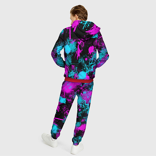 Мужской костюм FREE FIRE NEON / 3D-Красный – фото 4