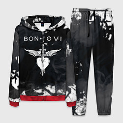 Костюм мужской BON JOVI БОН ДЖОВИ, цвет: 3D-красный