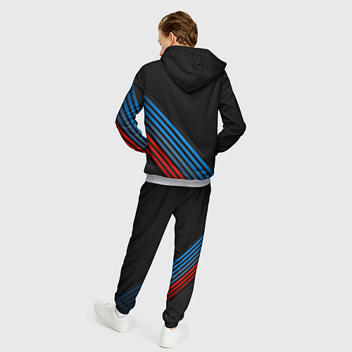 Мужской костюм BMW STRIPE / 3D-Меланж – фото 4
