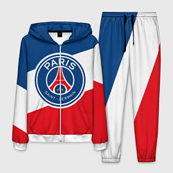 Костюм мужской Paris Saint-Germain FC, цвет: 3D-белый